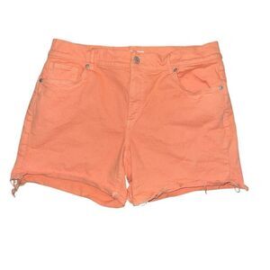 LOFT Orange The Roll Short Size 8